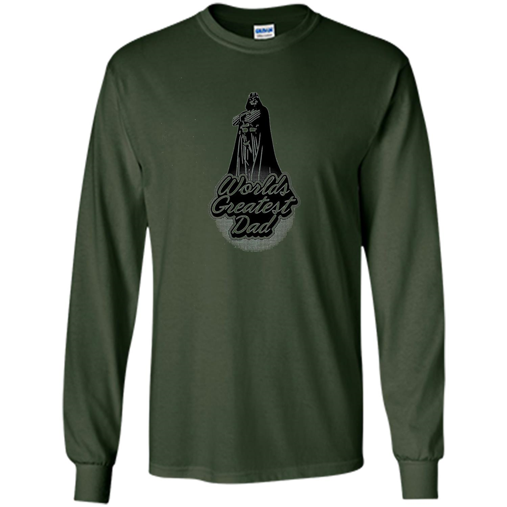 Father Day T-shirt World's Greatest Dad Forest Green