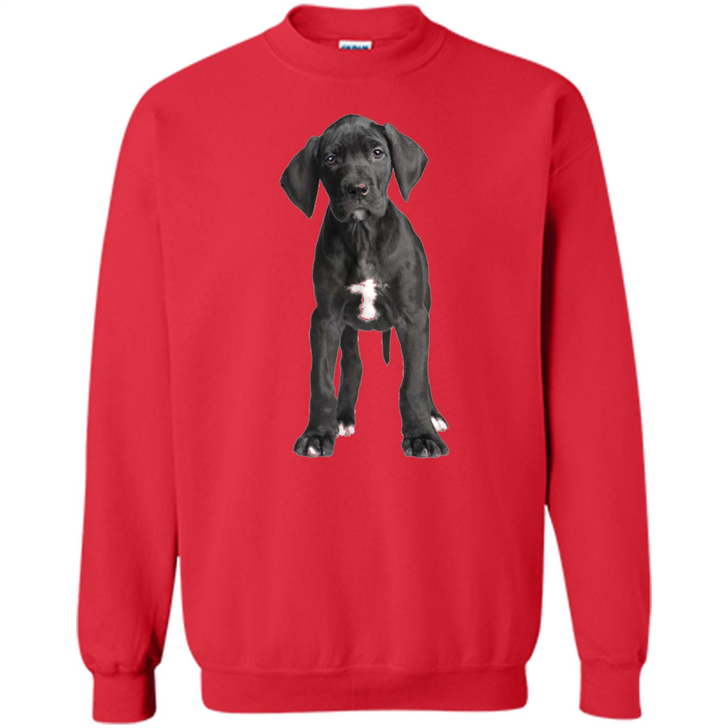 Great Dane Puppy T-shirt Red