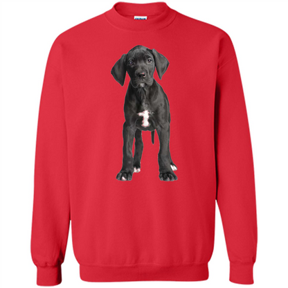 Great Dane Puppy T-shirt Red