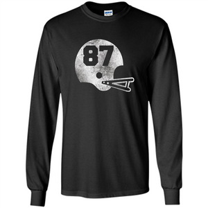 Football Number 87 T-Shirt Player Number