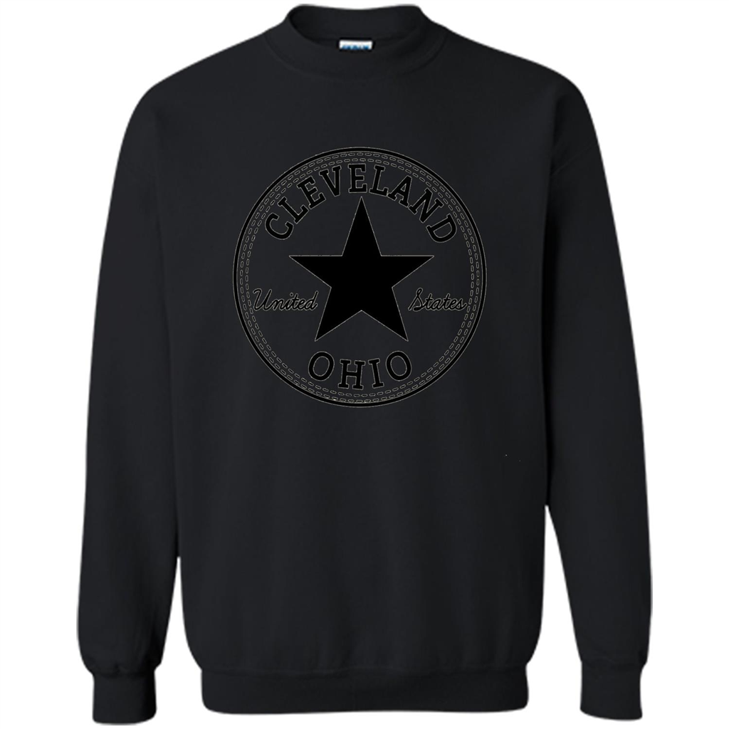 Cleveland Ohio T-shirt United States T-shirt Black