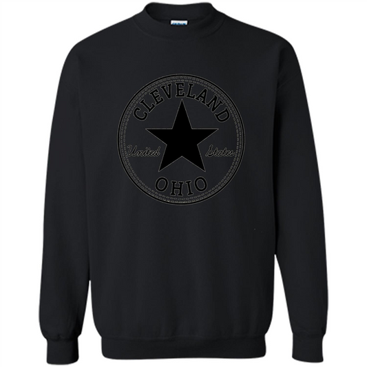 Cleveland Ohio T-shirt United States T-shirt Black