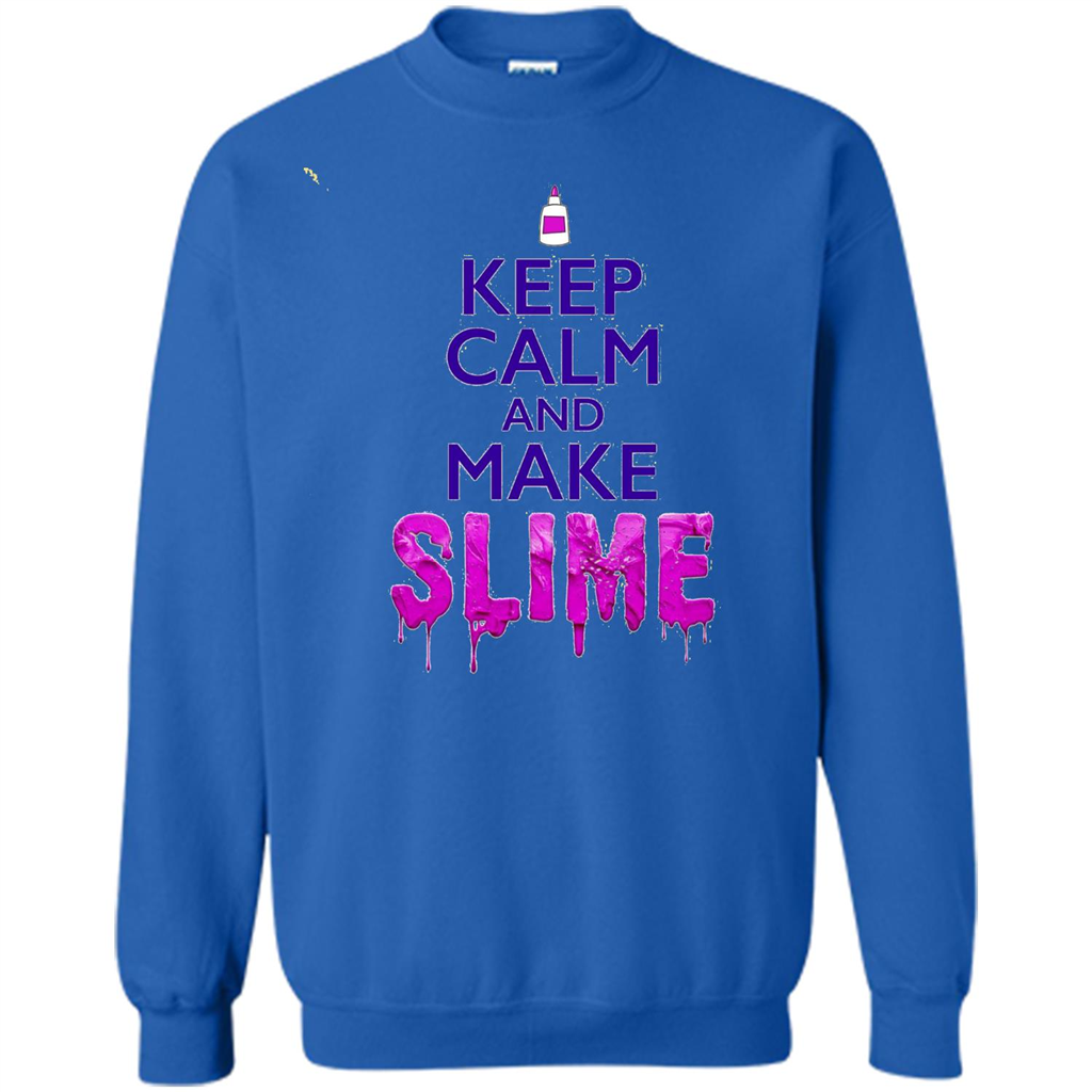Keep Calm And Make Slime T-shirt Royal