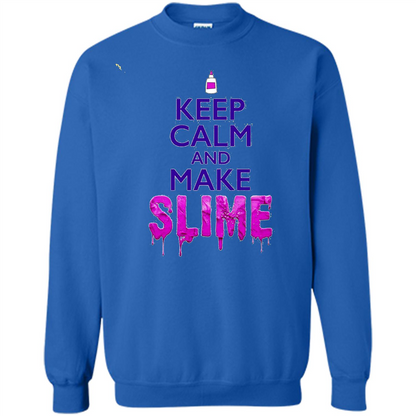 Keep Calm And Make Slime T-shirt Royal