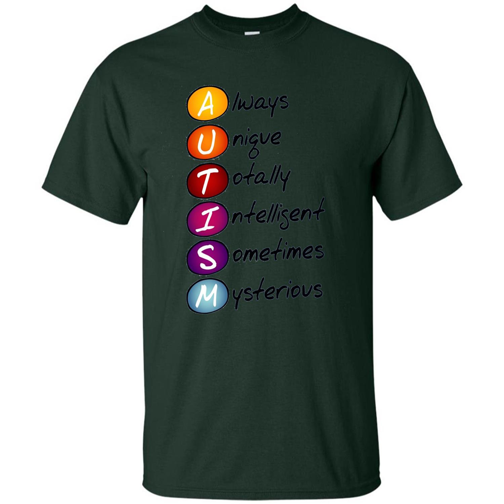 Autism Awareness Definition T-shirt Forest Green
