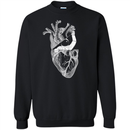 My Space T-shirt Heart T-shirt Black