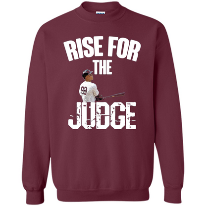All Rise For The Judge Shirt 99 Baseball T-shirt Maroon