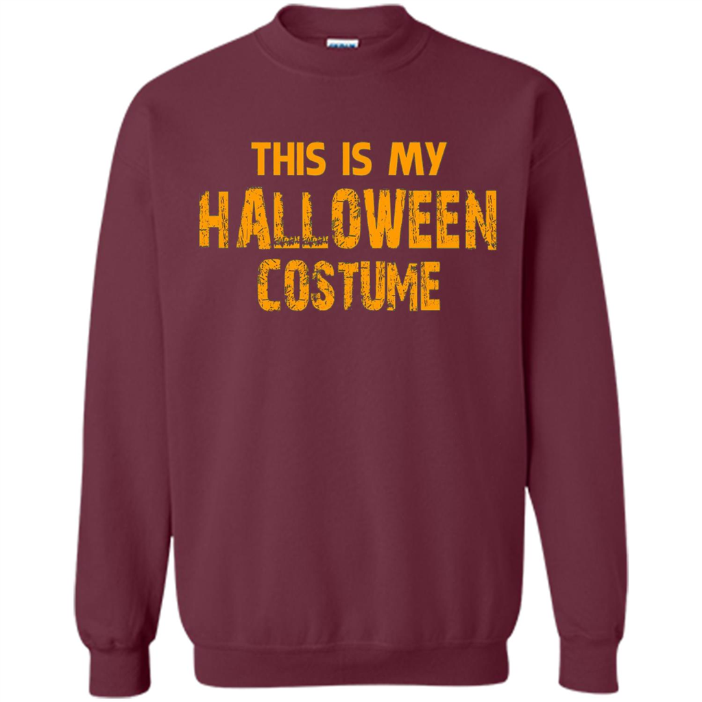 This Is My Halloween Costume T-shirt Maroon