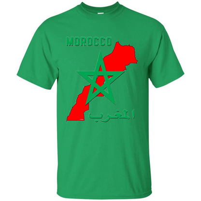 Morocco Moroccan T-shirt Irish Green