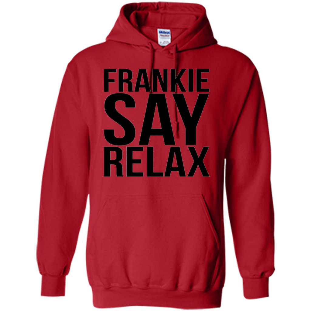 Music Lover T-shirt Frankie Say Relax Red