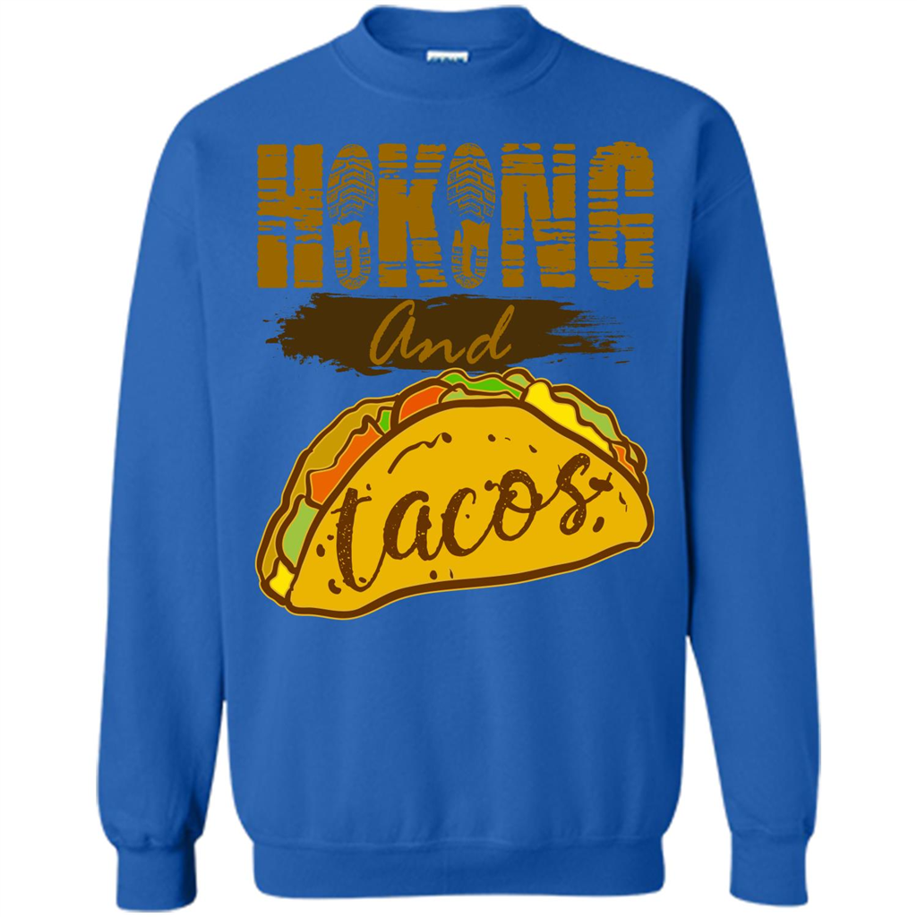 Hiking And Tacos T-shirt Royal