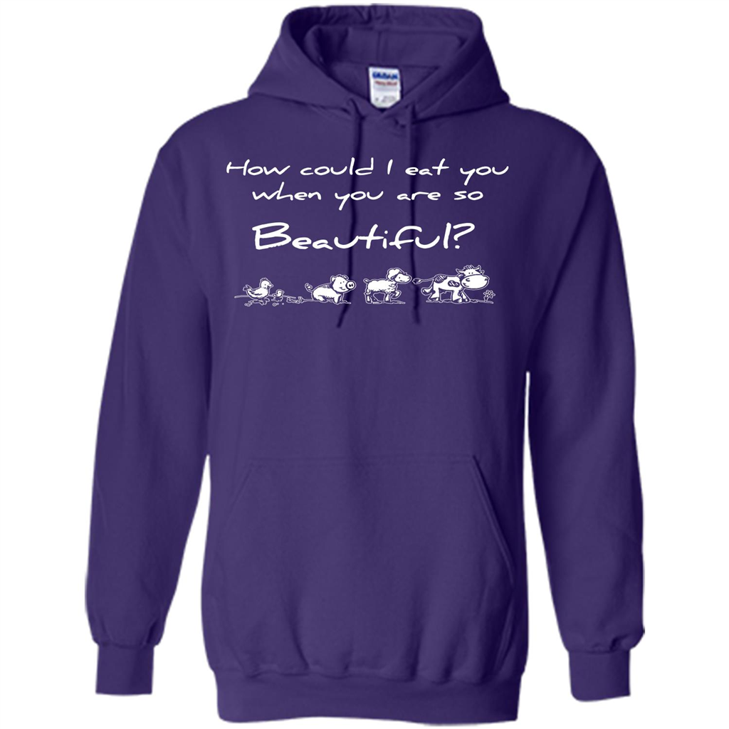 Animal T-shirt How Could I Eat You When You Are So Beautiful Purple