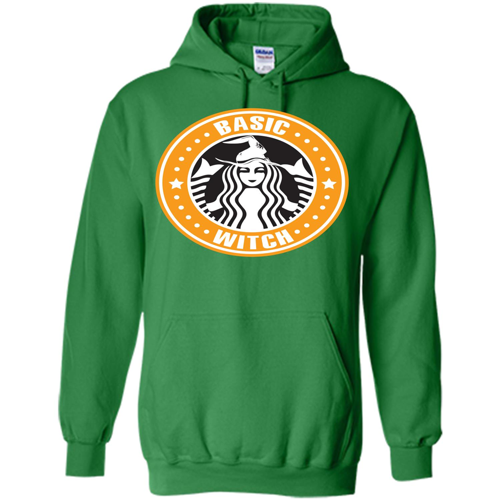 Halloween T-shirt Basic Witch T-shirt Irish Green