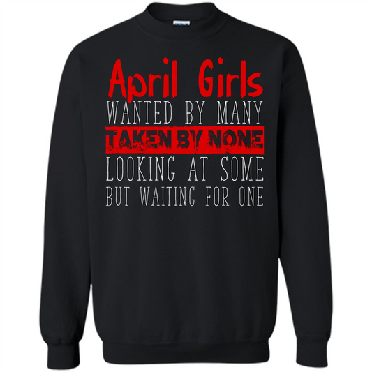 April Girls Wanted By Many Taken By None Looking At Some T-shirt Orange