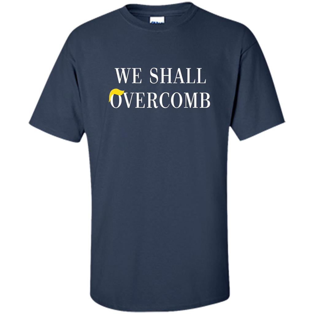 American T-shirt We Shall Overcomb Navy