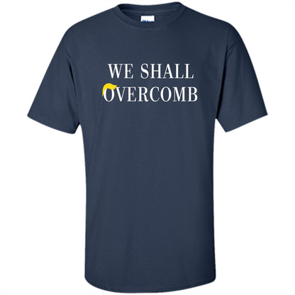 American T-shirt We Shall Overcomb Navy