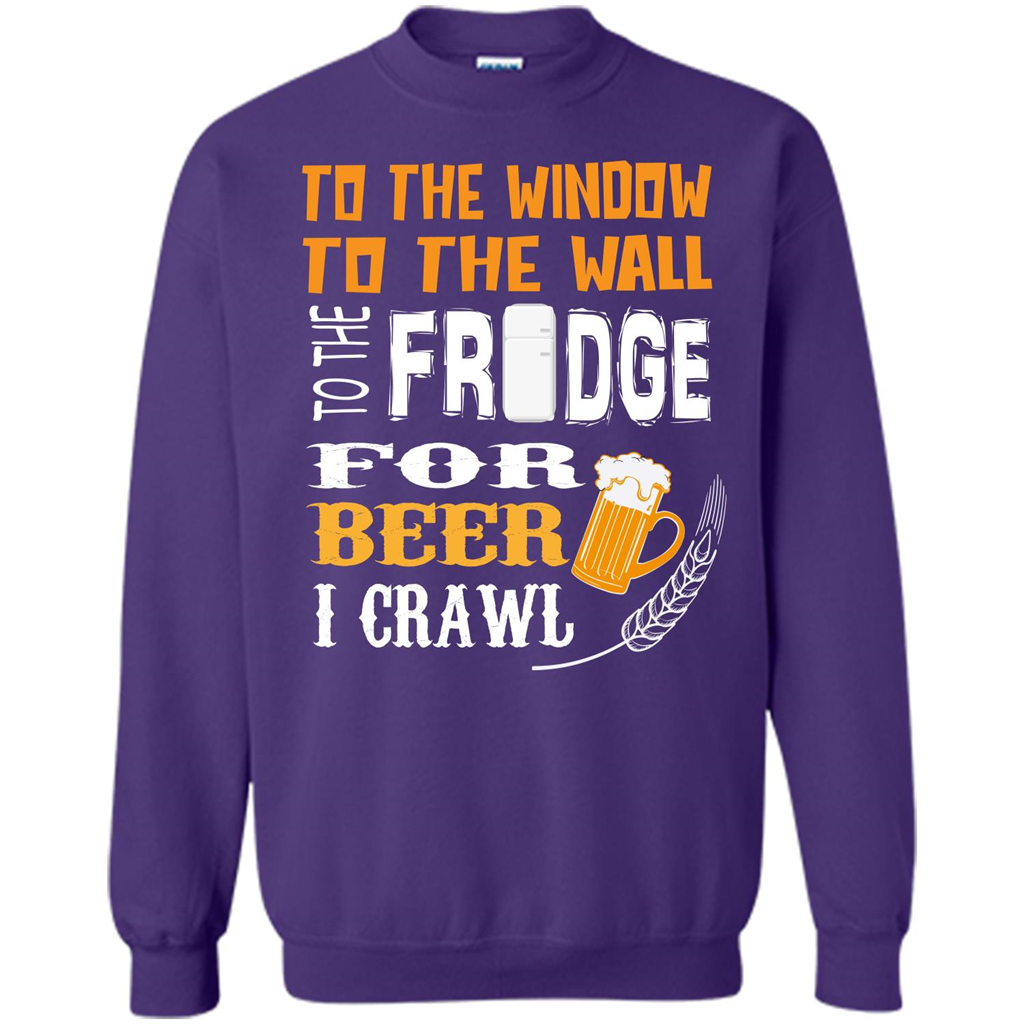 Beer. For Beer I Crawl T-shirt Orange
