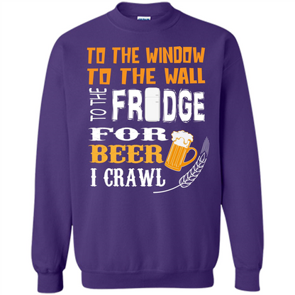 Beer. For Beer I Crawl T-shirt Orange