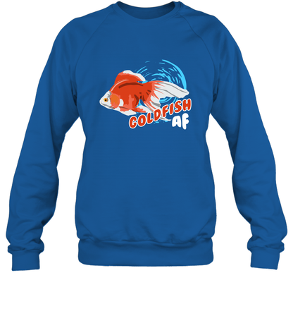 Goldfish AF Fish Shirt Sweatshirt Sweatshirt Royal