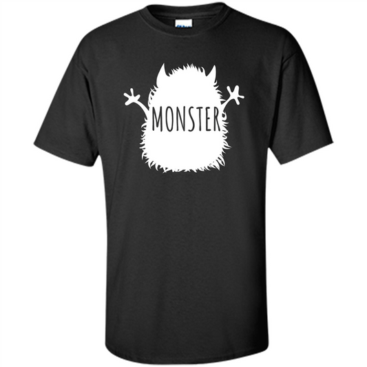 I've Created A Monster - Matching Halloween T-shirt Family T-shirt Black