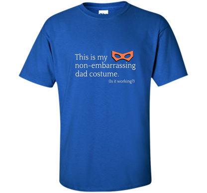 Mens This Is My Halloween Costume T-shirt: Dad Costume Tee t-shirt Royal