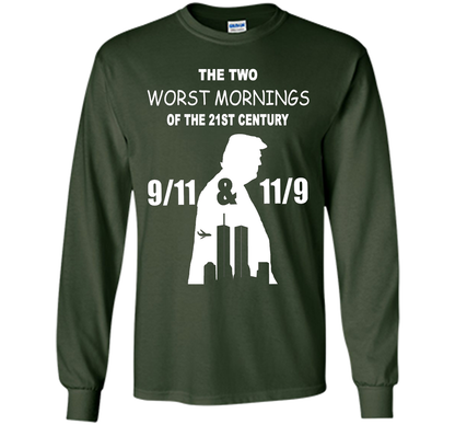 The Two Worst Mornings Of The 21st Century 9/11 And 11/9 T-shirt