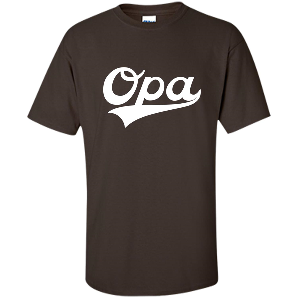 Fathers Day T-shirt Opa Dark Chocolate