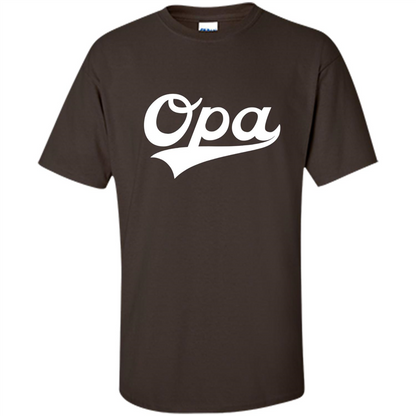 Fathers Day T-shirt Opa Dark Chocolate