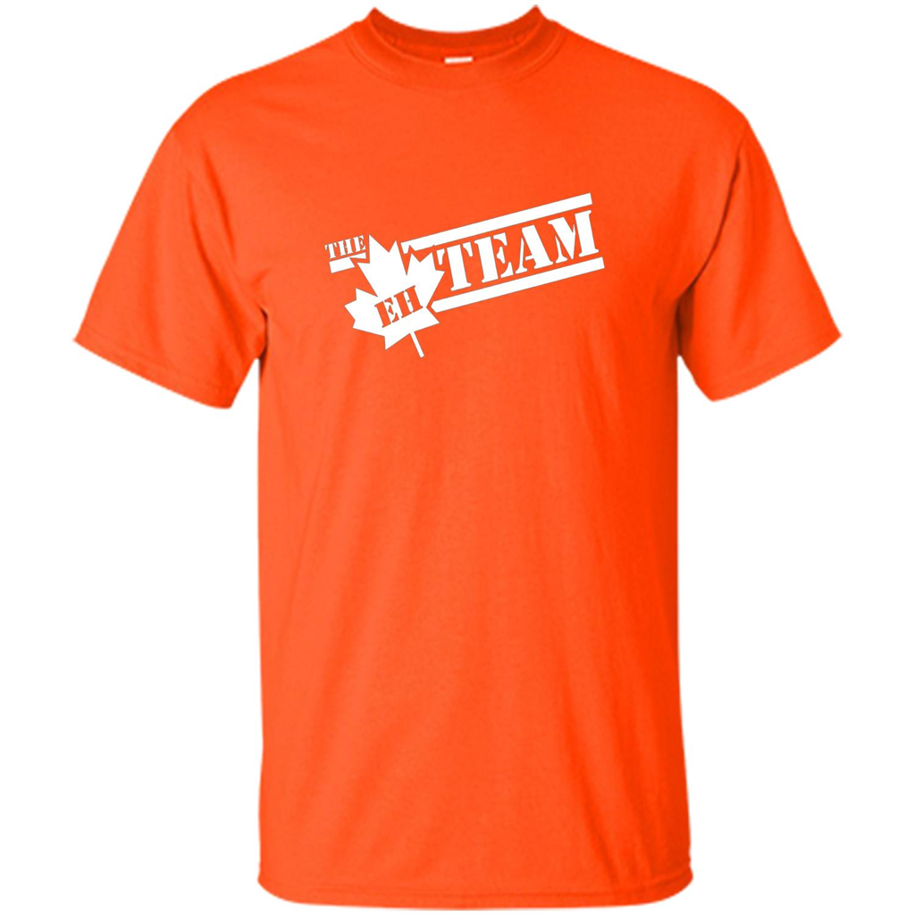 Funny The EH Team Canada T-shirt Orange