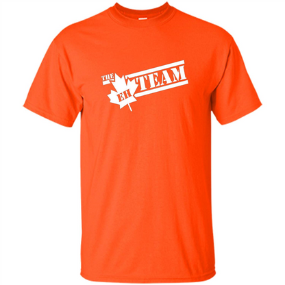 Funny The EH Team Canada T-shirt Orange