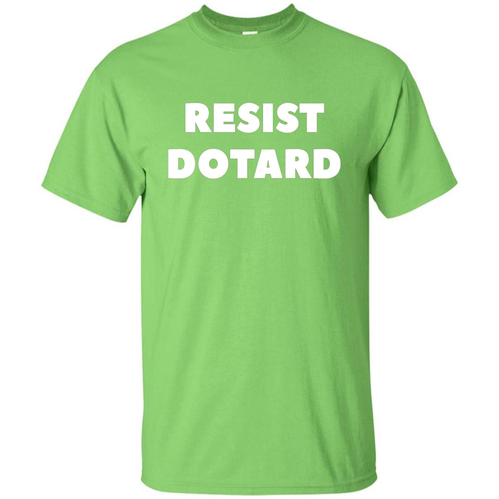 American President T-shirt Resist Dotard T-Shirt Lime