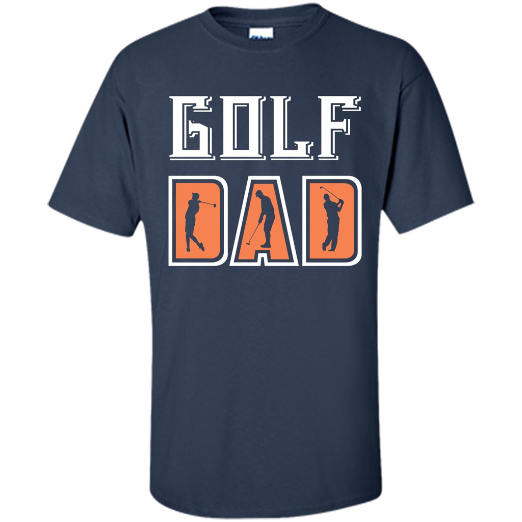 Golf Lover T-shirt Golf Dad Navy