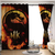 Mortal Kombat Dragon Logo Window Curtain