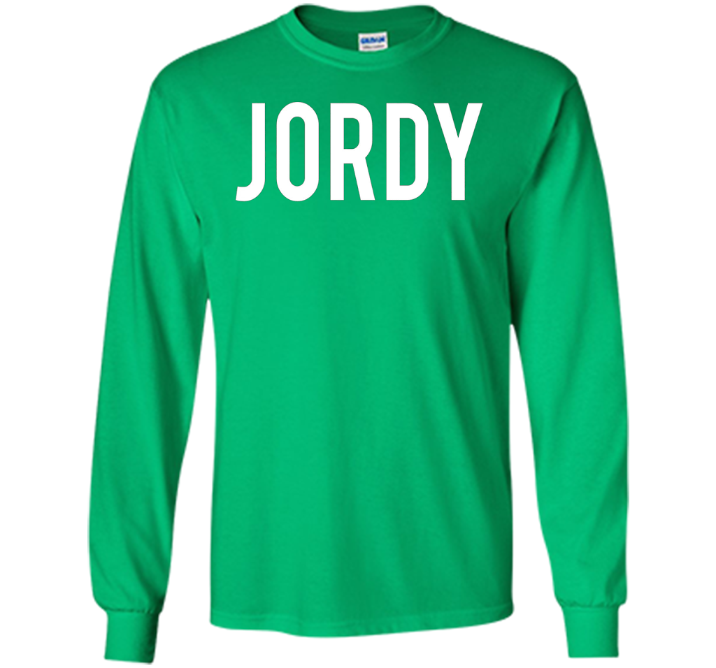Jordy T Shirt - Cool new funny name fan cheap gift tee shirt Irish Green