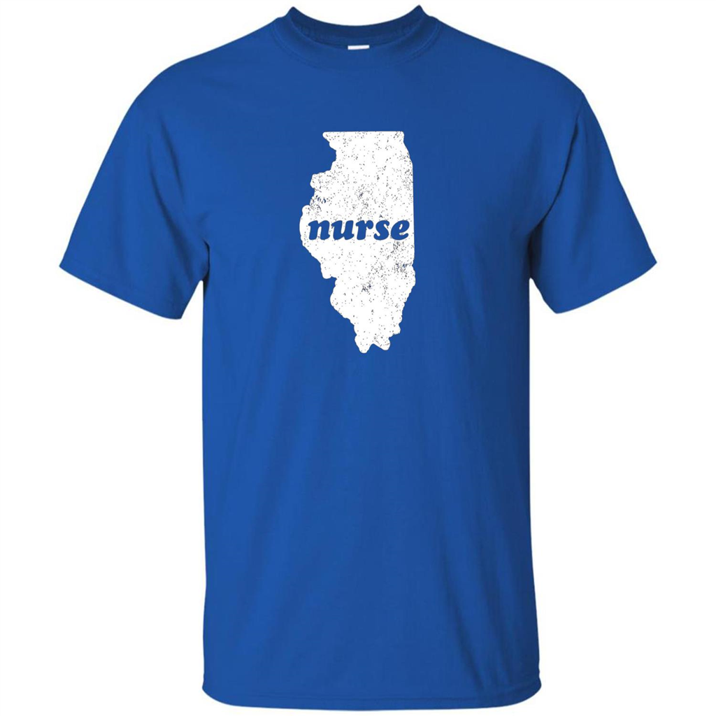 Nursing T-shirt Nurse Graduation Illinois T-shirt Royal