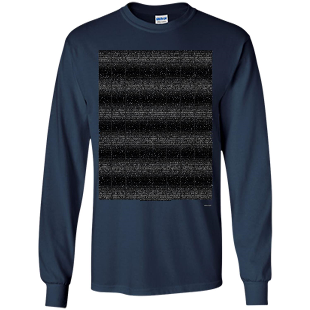 Bee Movie Script T-shirt Navy
