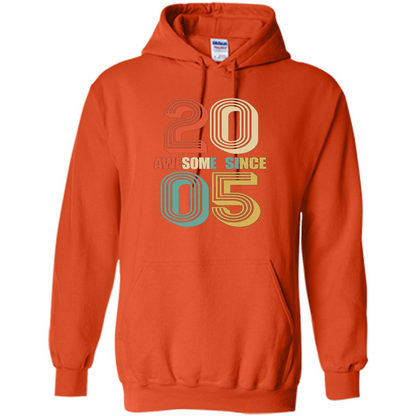 Awesome Since 2005 T-Shirt Orange