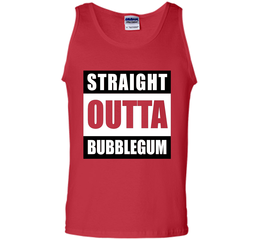 Straight Outta Bubblegum Action Movie Quote T-Shirt t-shirt Red