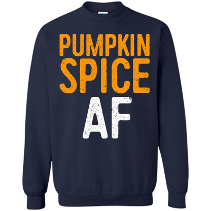 Pumpkin Spice AF T-shirt Navy