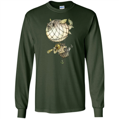 Blowfish T-shirt Captive Balloon T-shirt Forest Green