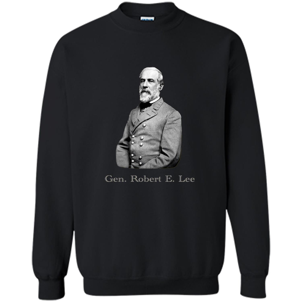 Military T-shirt General Robert E. Lee T-Shirt Black