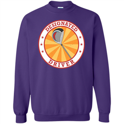 Golf T-shirt Designated Driver Funny Golf T-shirt Purple