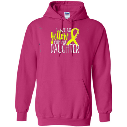 I Wear Yellow Ribbon For My Daughter T-shirt Heliconia
