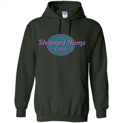 Steamed Hams Cafe T-shirt Forest Green