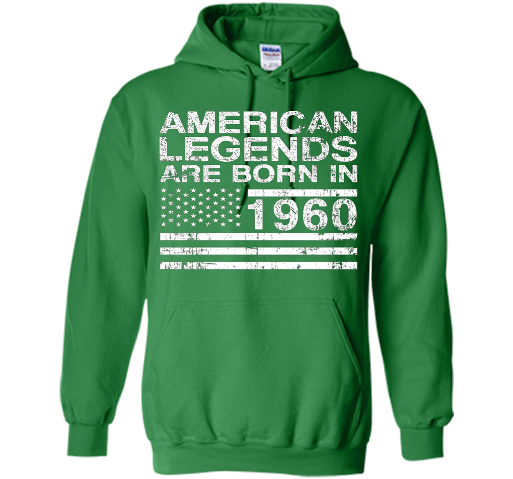 American Legends Are Born in 1960 57th Birthday Gift Tshirts shirt Irish Green
