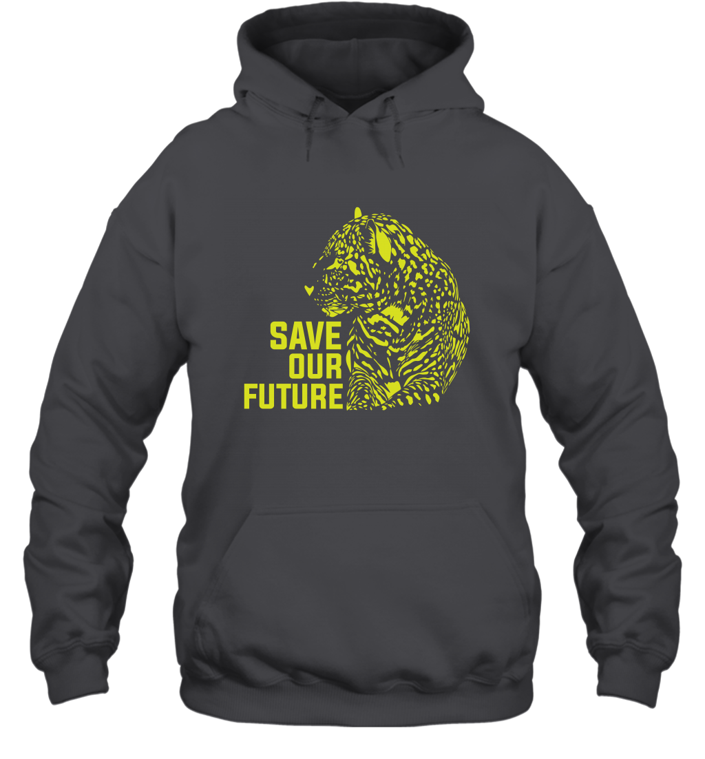 Save Our Future Wild Animals Shirt Hoodie Hoodie Dark Heather
