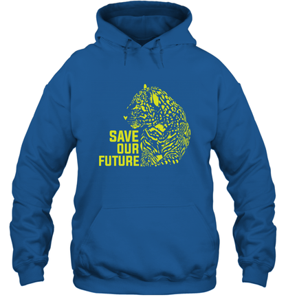 Save Our Future Wild Animals Shirt Hoodie Hoodie Royal