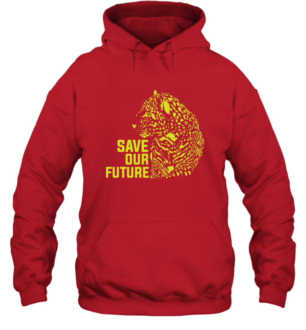 Save Our Future Wild Animals Shirt Hoodie Hoodie Red