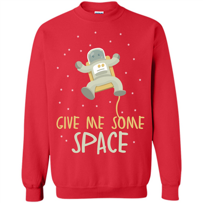 Astronaut T-shirt Give Me Some Space T-shirt Red