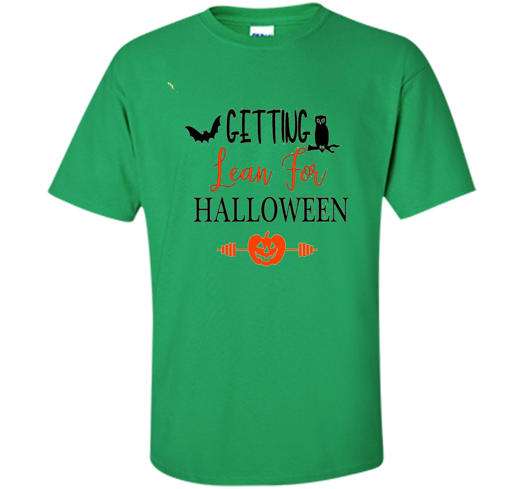 Getting Lean for Halloween Tshirt Halloween Workout Wear Tee shirt Irish Green